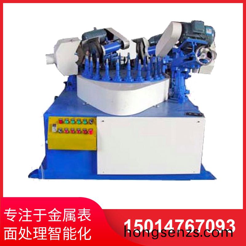 四磨頭間歇(xie)式圓盤拋光機